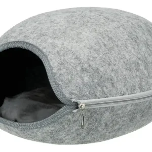 TRIXIE Kuschelhöhle Luna Filz 40x46x24cm hellgrau Rabatt